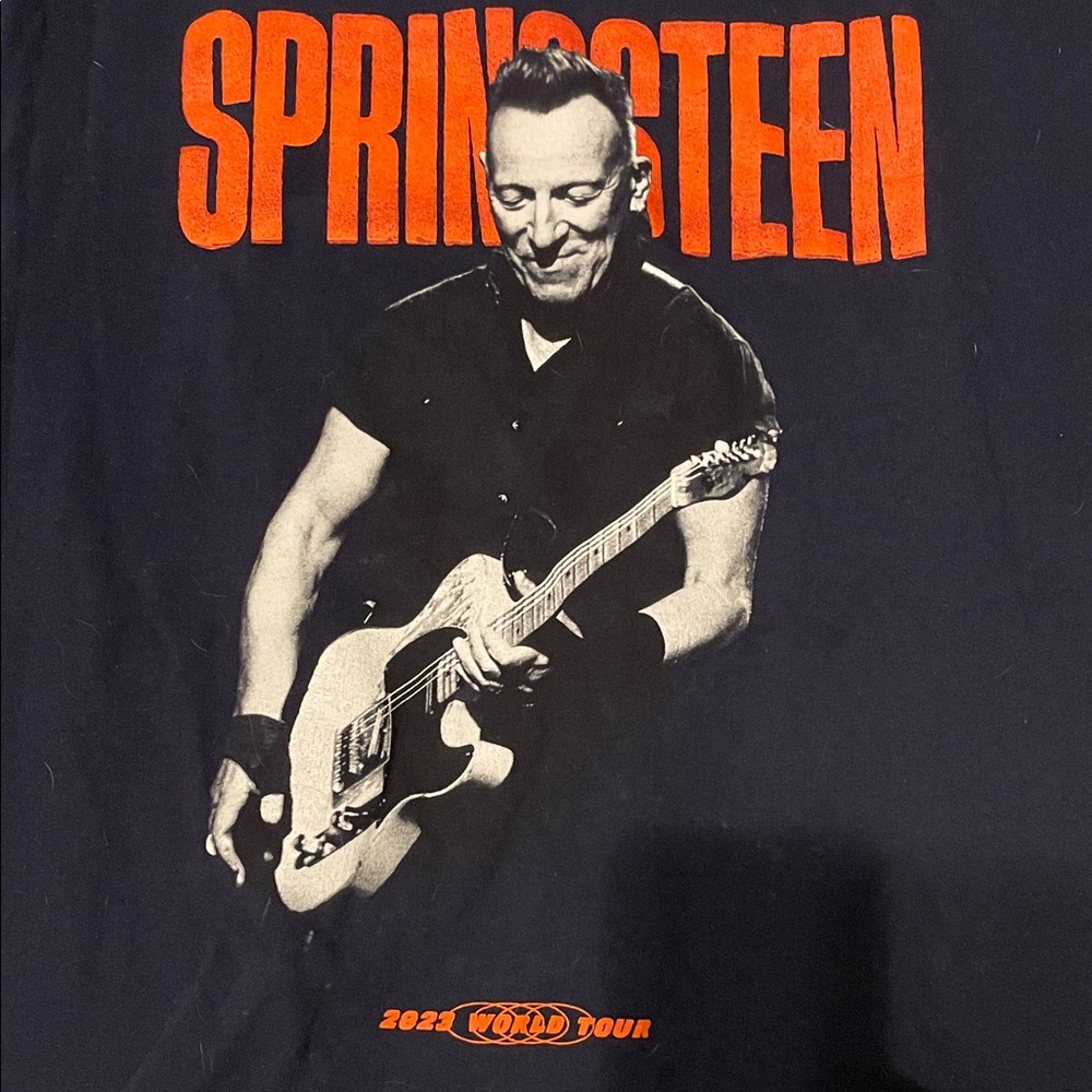 Springsteen Navy Graphic Tee - Picture 2 of 4